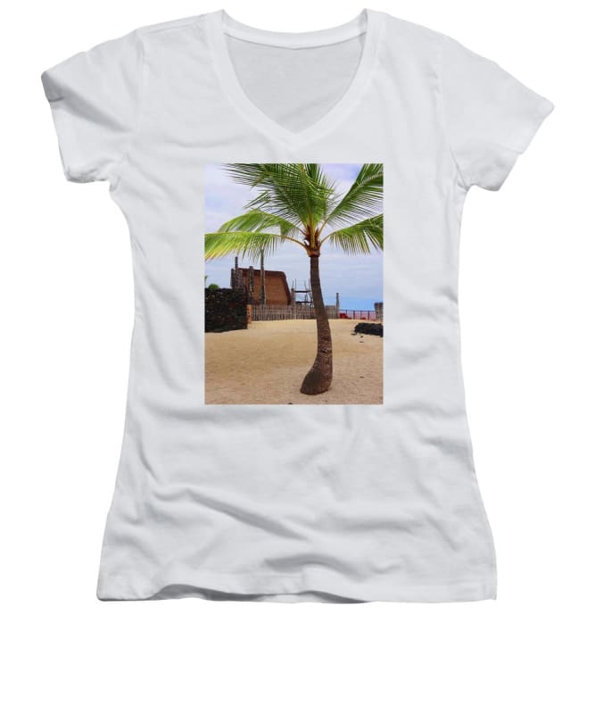 "Florescence Hale O Keawe" - Women's V-Neck - Fry1Productions
