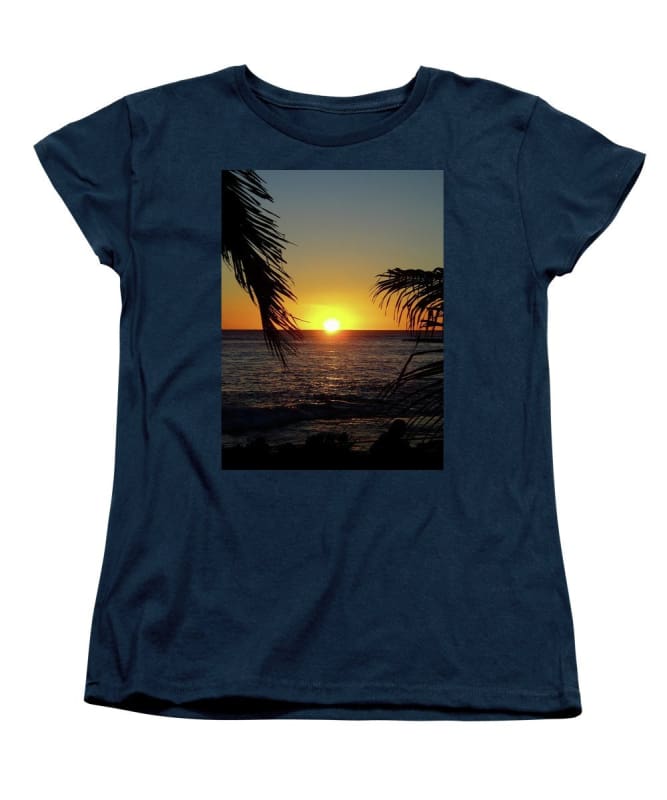 "Golden Palms" - Women's T-Shirt (Standard Fit) - Fry1Productions