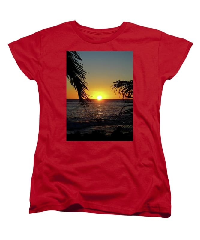 "Golden Palms" - Women's T-Shirt (Standard Fit) - Fry1Productions