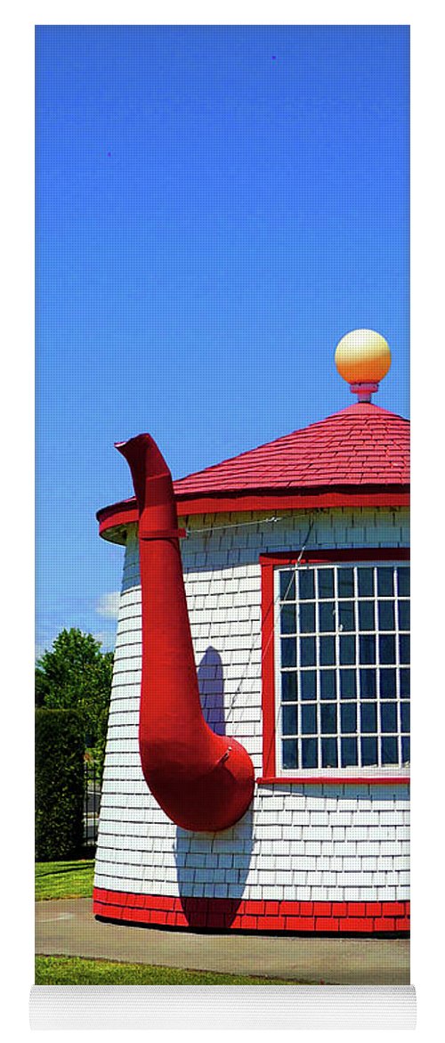 Historic Teapot Dome Service Station - Yoga Mat - Fry1Productions