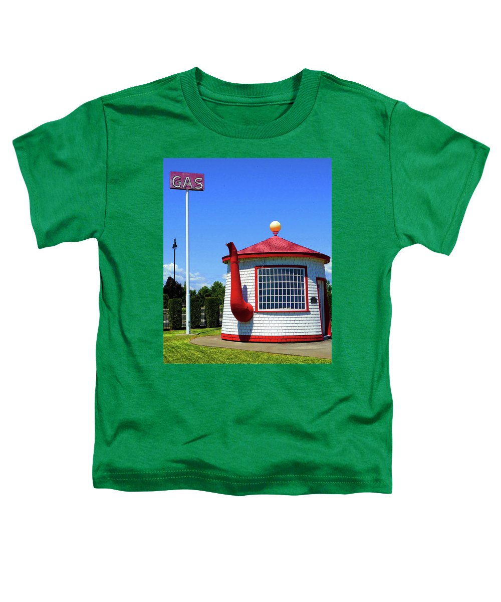 Historic Teapot Dome Service Station - Toddler T-Shirt - Fry1Productions