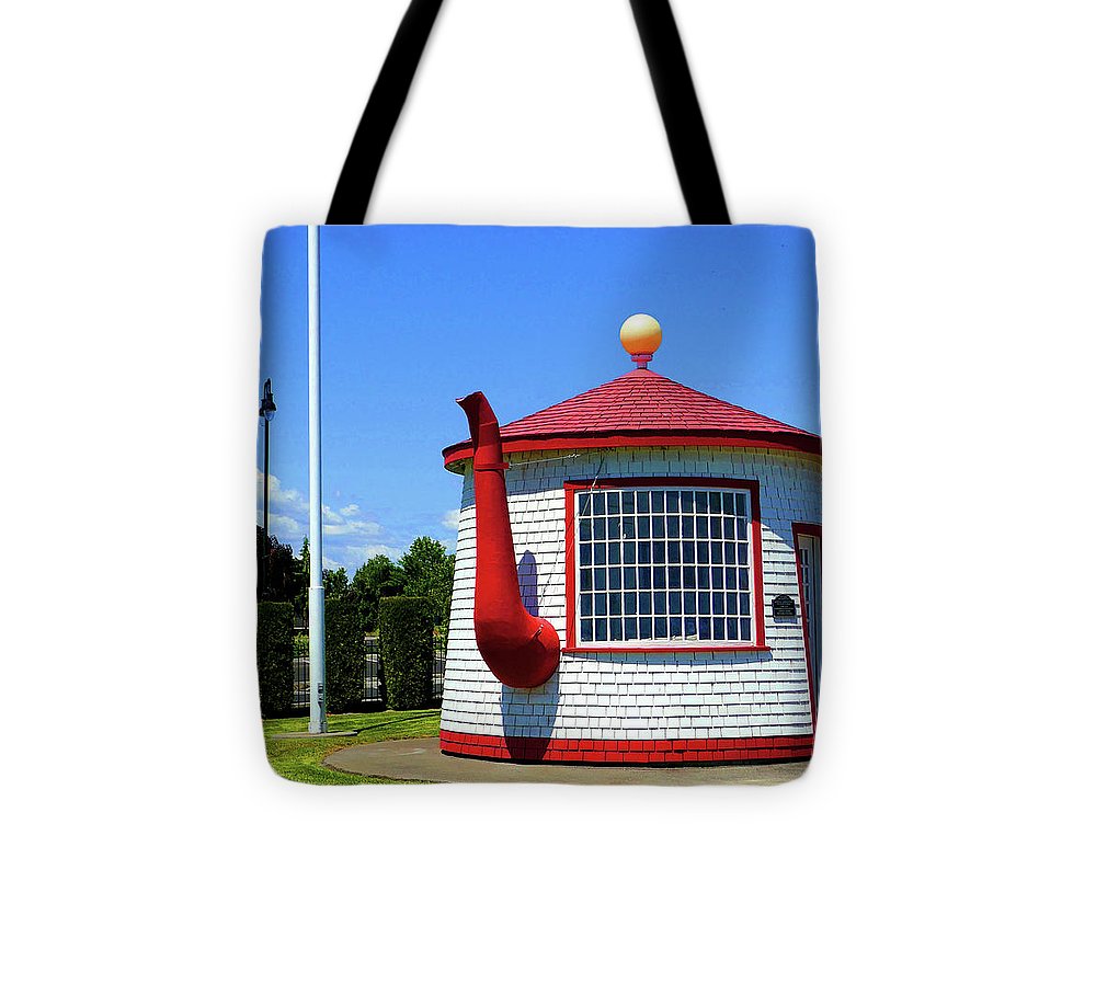 Historic Teapot Dome Service Station - Tote Bag - Fry1Productions