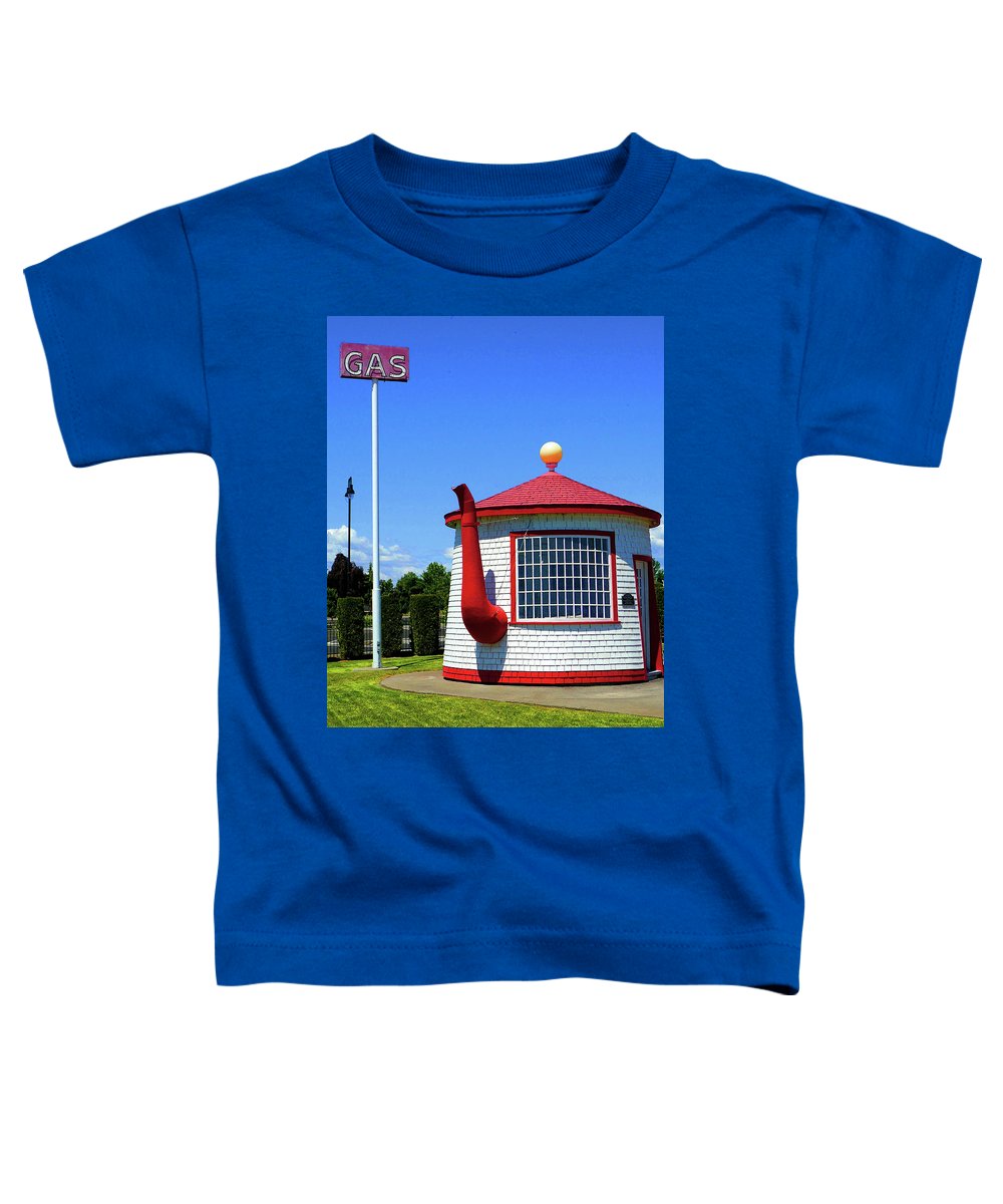 Historic Teapot Dome Service Station - Toddler T-Shirt - Fry1Productions