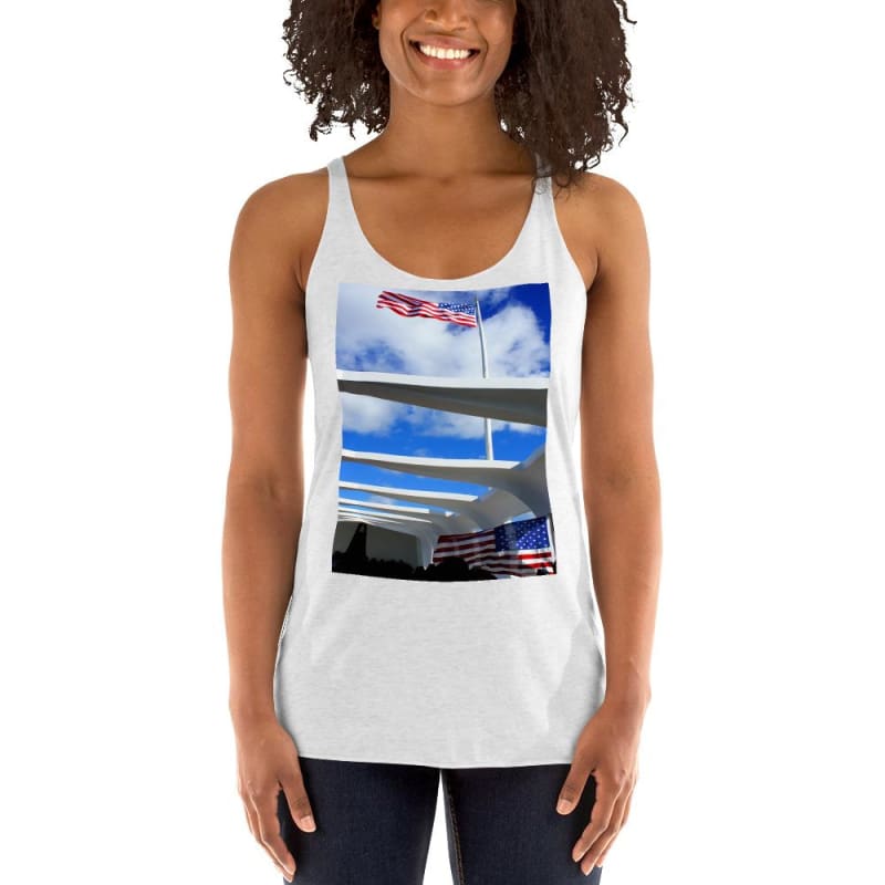 In Solemn Remembrance Forever - Women's Racerback Tank Top - Fry1Productions
