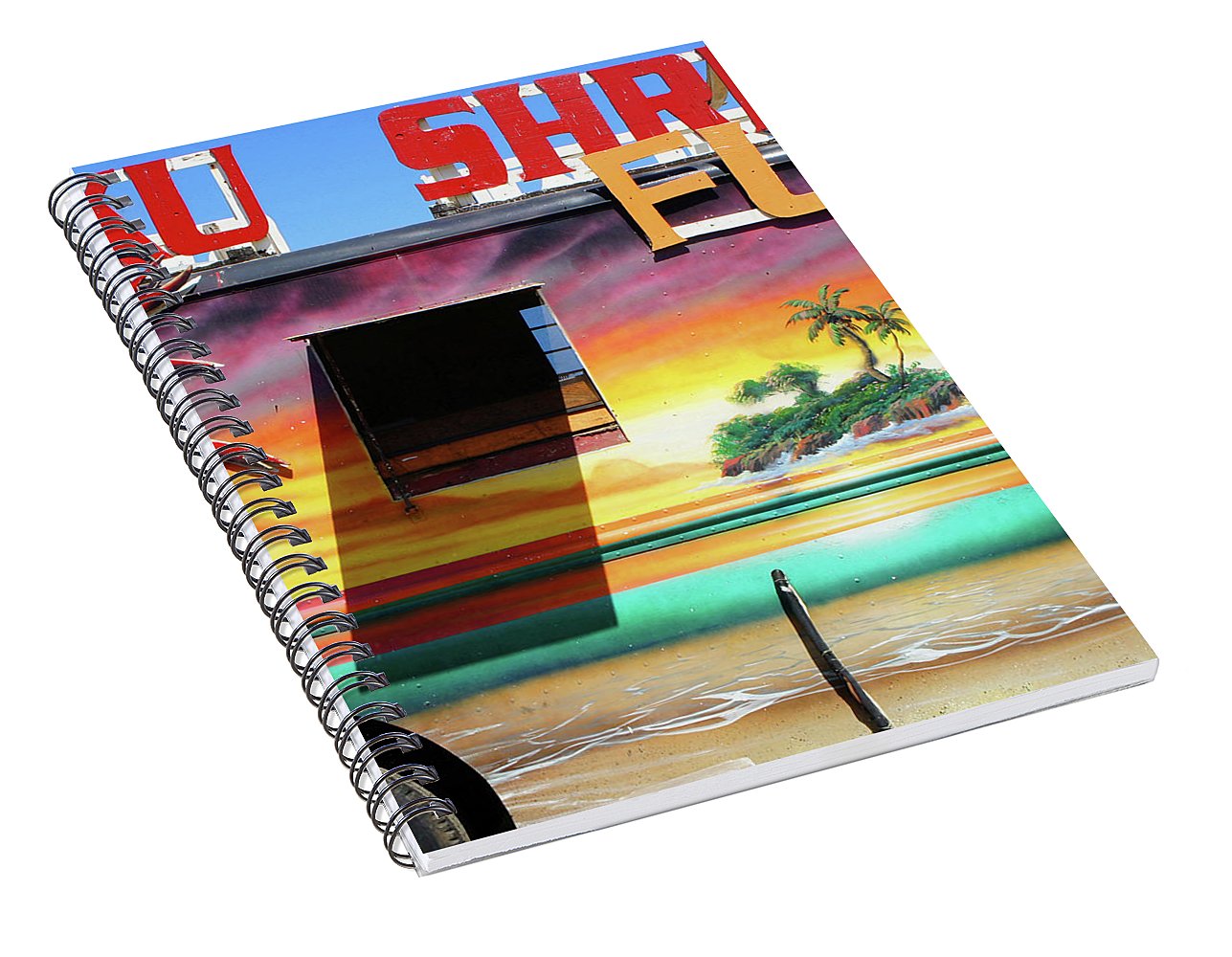 Island Love - Spiral Notebook - Fry1Productions