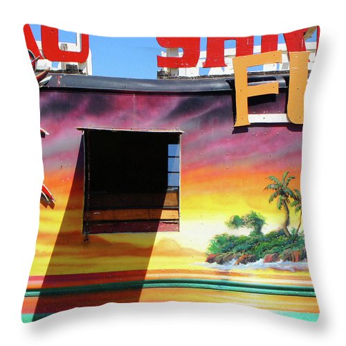 Island Love - Throw Pillow - Fry1Productions