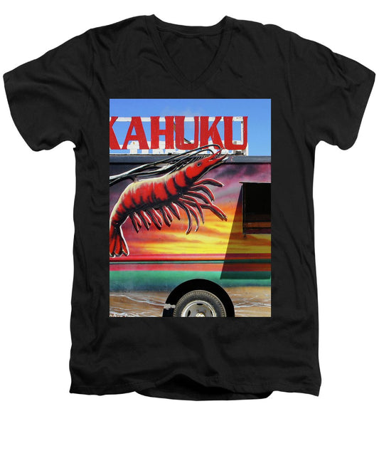 Kahuku Kai - Men's V-Neck T-Shirt - Fry1Productions