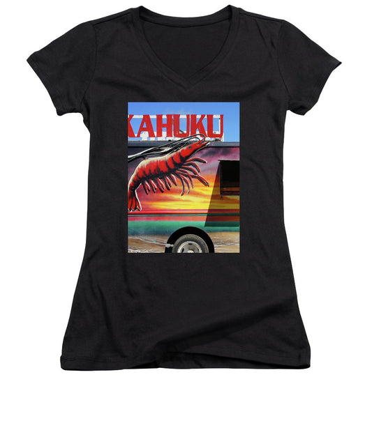 "Kahuku Kai" - Women's V-Neck - Fry1Productions