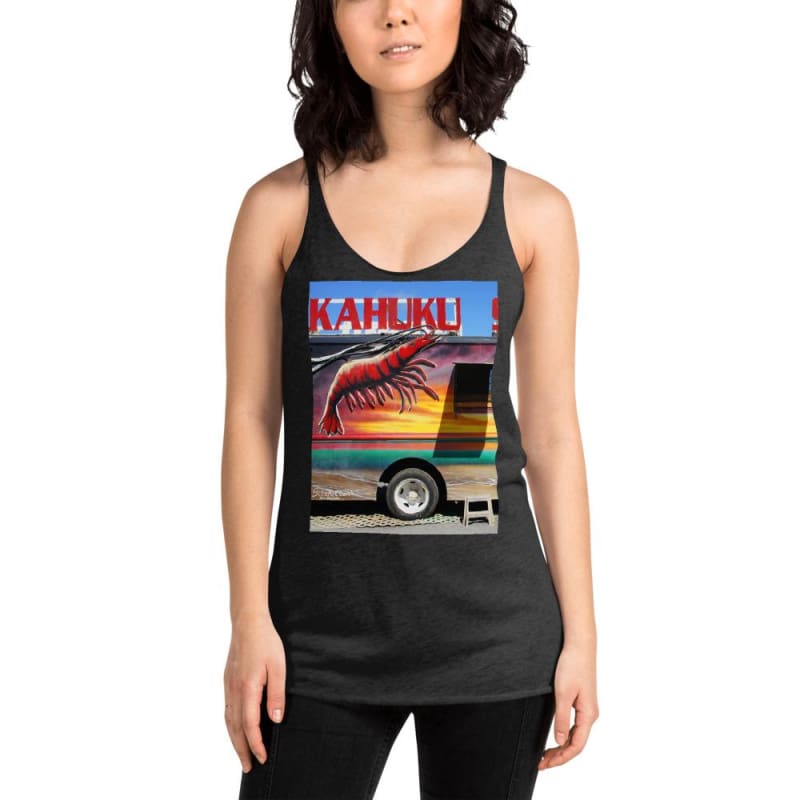 Kahuku Kai - Women's Racerback Tank Top - Fry1Productions