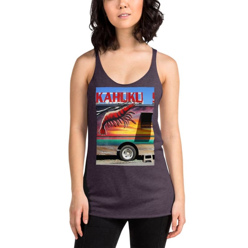 Kahuku Kai - Women's Racerback Tank Top - Fry1Productions