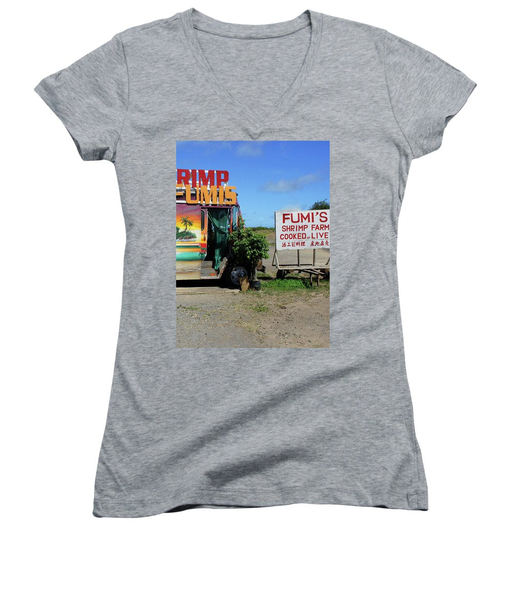 "Kaulana Delights" - Women's V-Neck - Fry1Productions