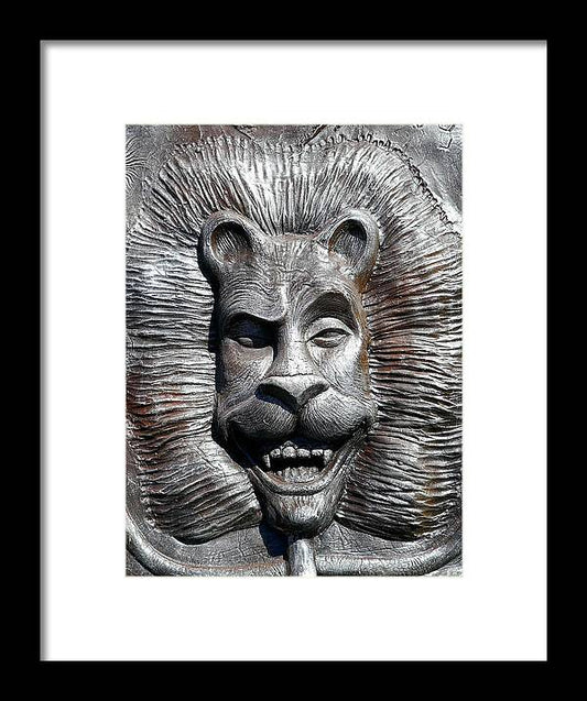 Lion's Friends Forever - Framed Print - Fry1Productions