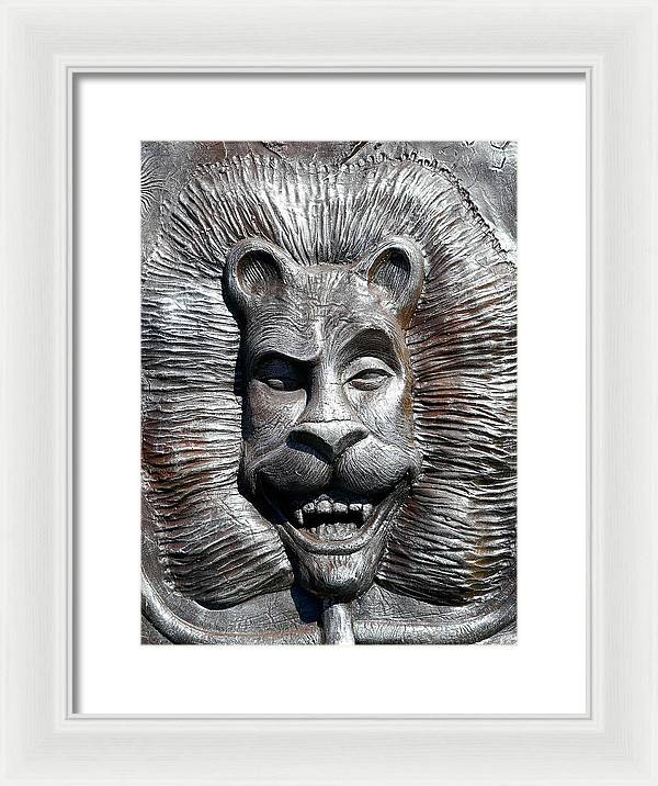 Lion's Friends Forever - Framed Print - Fry1Productions