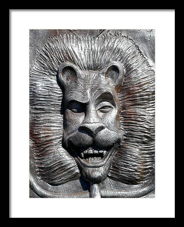 Lion's Friends Forever - Framed Print - Fry1Productions