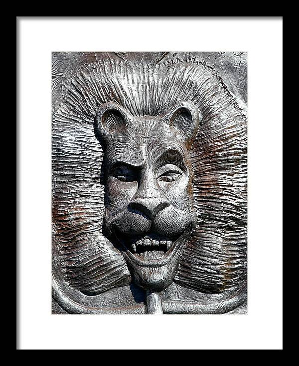 Lion's Friends Forever - Framed Print - Fry1Productions