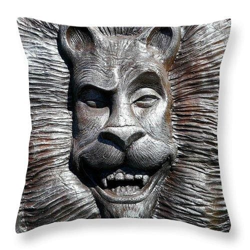 Lion's Friends Forever - Throw Pillow - Fry1Productions