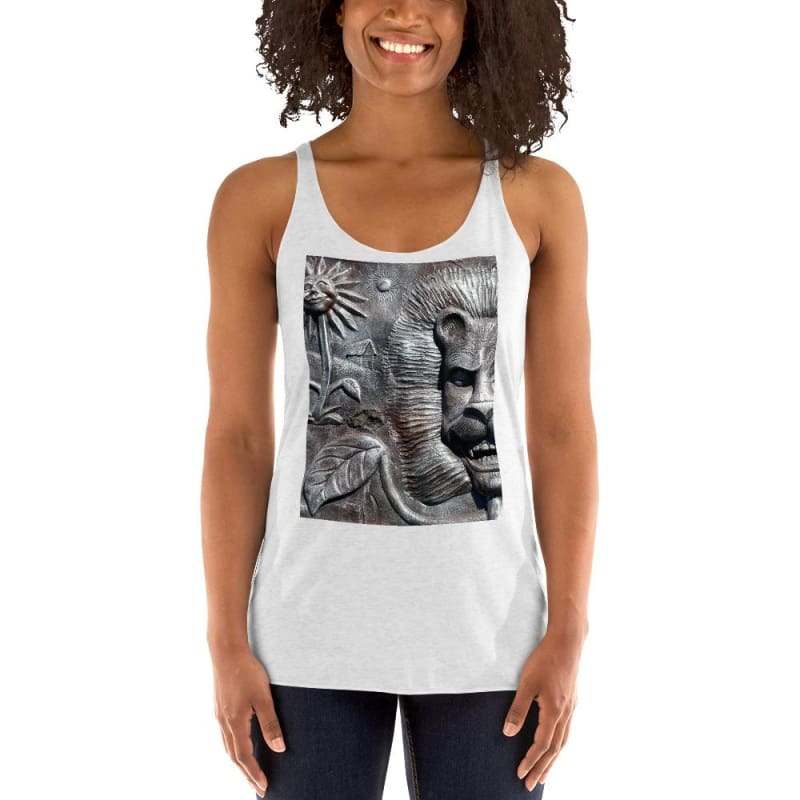 Lion's Friends Forever V2 - Women's Racerback Tank Top - Fry1Productions