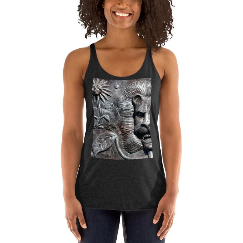 Lion's Friends Forever V2 - Women's Racerback Tank Top - Fry1Productions