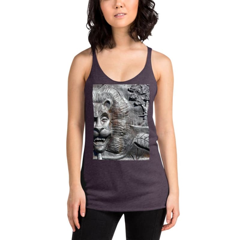 Lion's Friends Forever V3 - Women's Racerback Tank Top - Fry1Productions