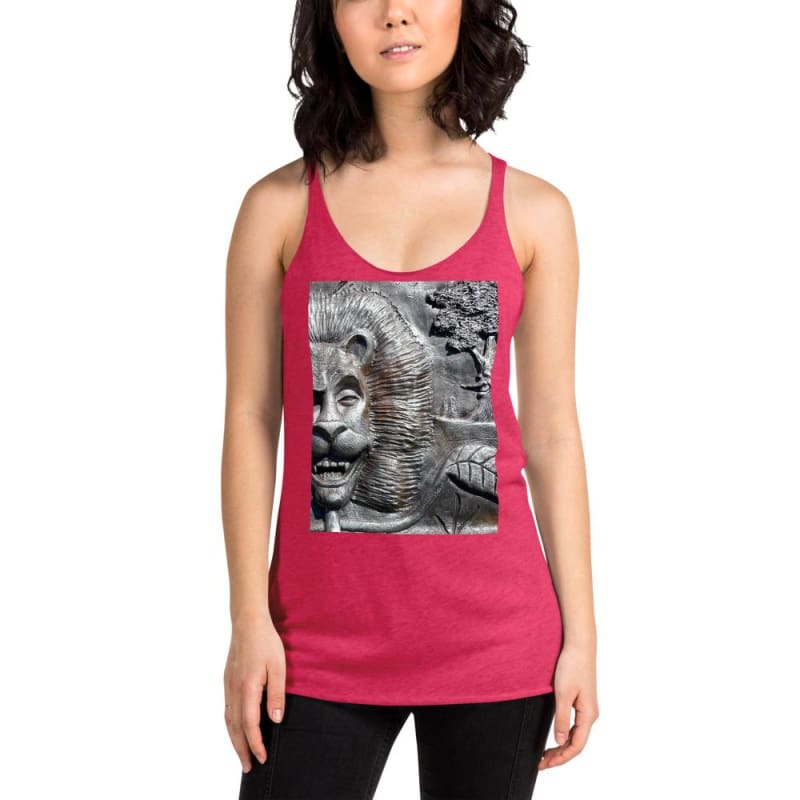 Lion's Friends Forever V3 - Women's Racerback Tank Top - Fry1Productions