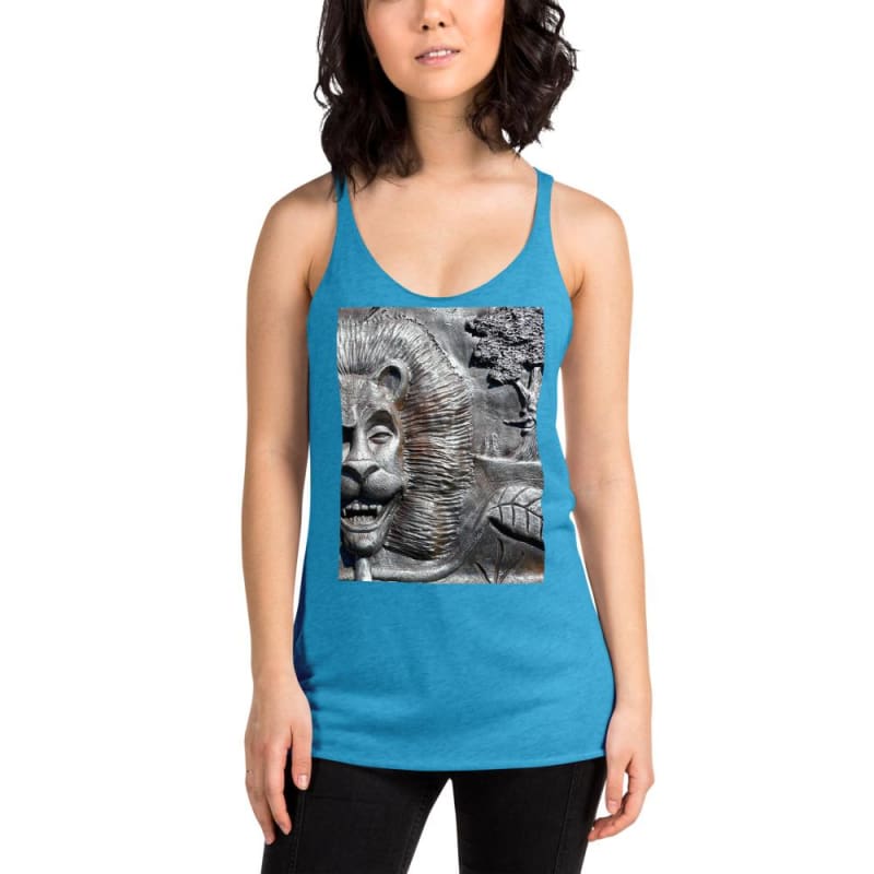 Lion's Friends Forever V3 - Women's Racerback Tank Top - Fry1Productions