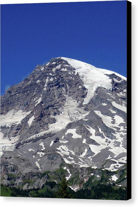 Majestic Mt. Rainier - Canvas Print - Fry1Productions