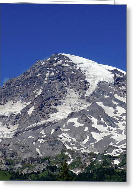 "Majestic Mt. Rainier" - Greeting Card - Fry1Productions