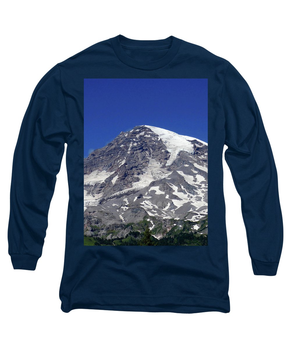 Majestic Mt. Rainier - Long Sleeve T-Shirt - Fry1Productions