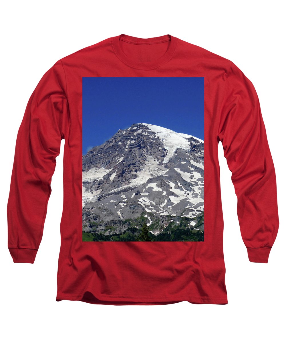 Majestic Mt. Rainier - Long Sleeve T-Shirt - Fry1Productions