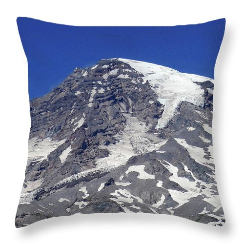 Majestic Mt. Rainier - Throw Pillow - Fry1Productions
