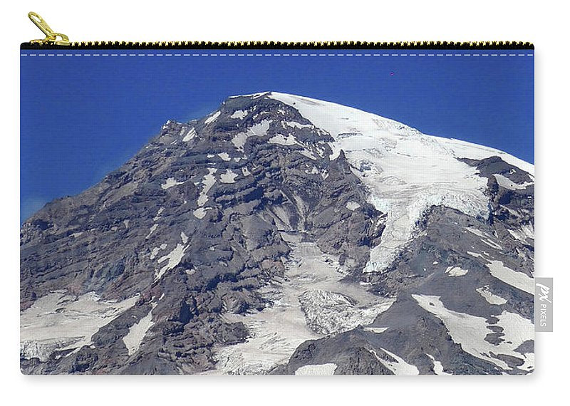 "Majestic Mt. Rainier" - Carry-All Pouch - Fry1Productions