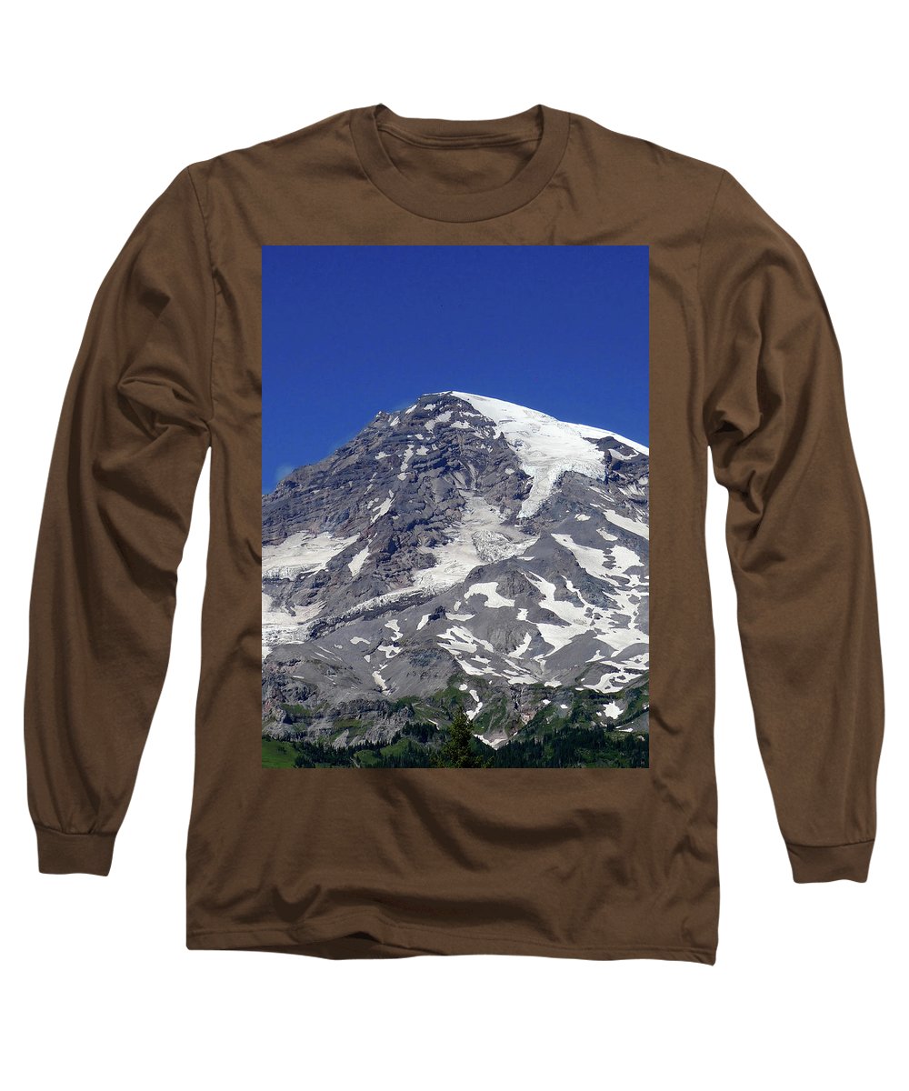 Majestic Mt. Rainier - Long Sleeve T-Shirt - Fry1Productions