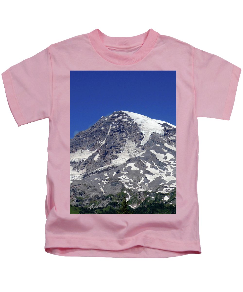 "Majestic Mt. Rainier" - Kids T-Shirt - Fry1Productions