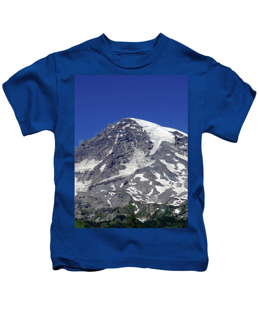 "Majestic Mt. Rainier" - Kids T-Shirt - Fry1Productions