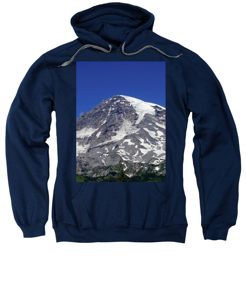 Majestic Mt. Rainier - Hooded Sweatshirt - Fry1Productions