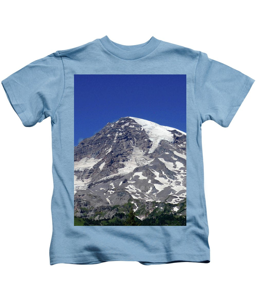 "Majestic Mt. Rainier" - Kids T-Shirt - Fry1Productions