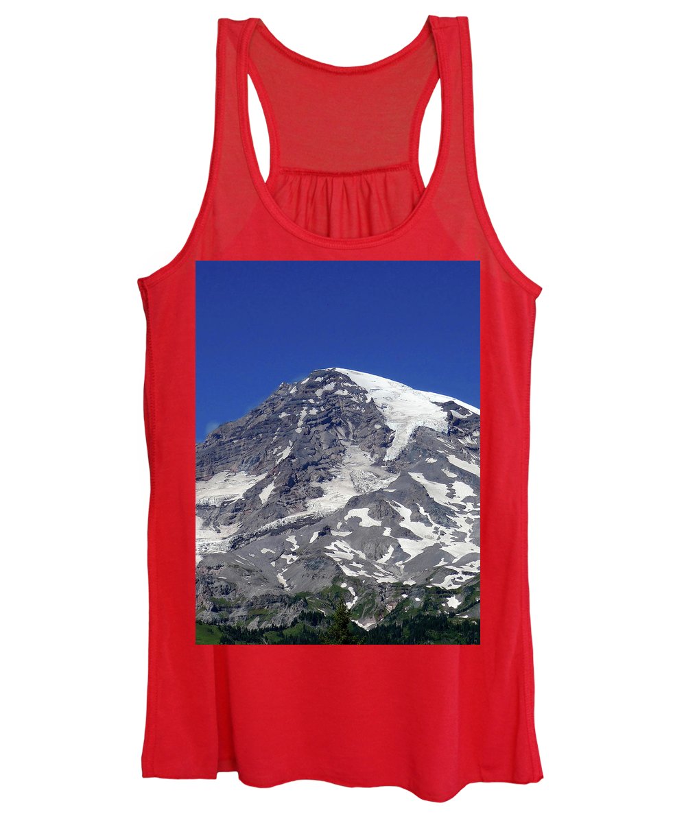 "Majestic Mt. Rainier" - Women's Tank Top - Fry1Productions