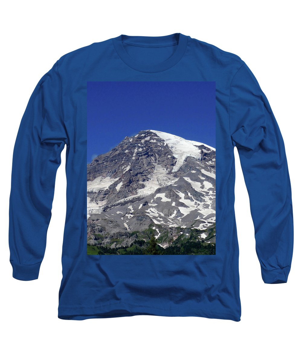 Majestic Mt. Rainier - Long Sleeve T-Shirt - Fry1Productions