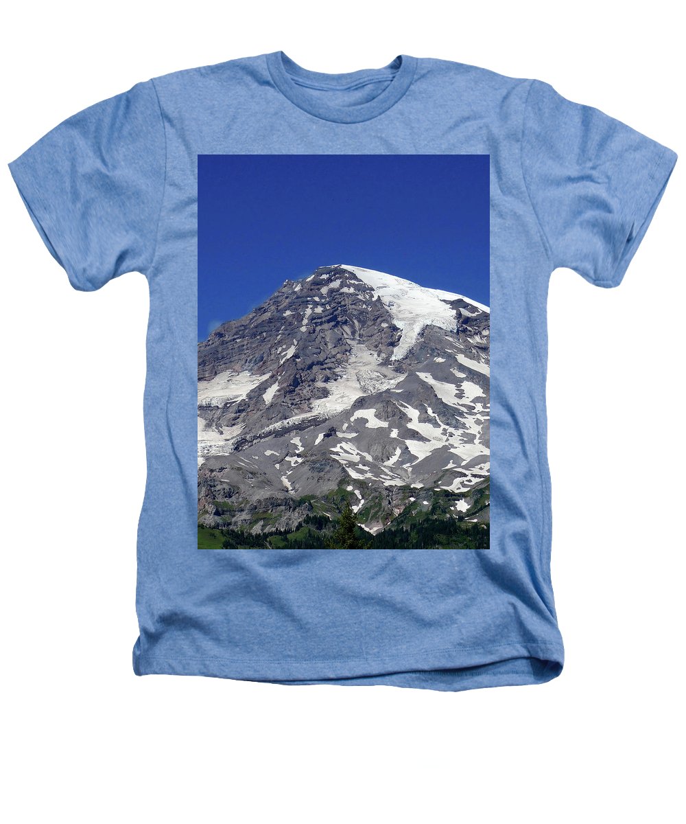 Majestic Mt. Rainier - Heathers T-Shirt - Fry1Productions