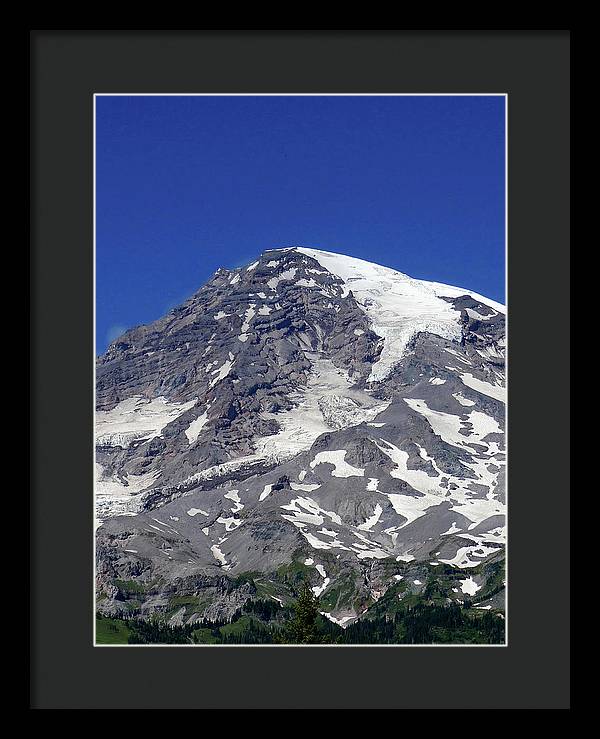 Majestic Mt. Rainier - Framed Print - Fry1Productions