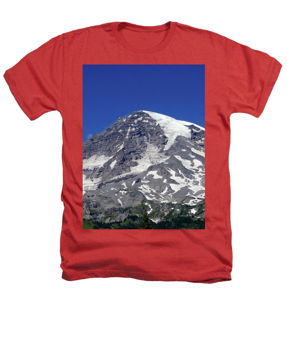 Majestic Mt. Rainier - Heathers T-Shirt - Fry1Productions