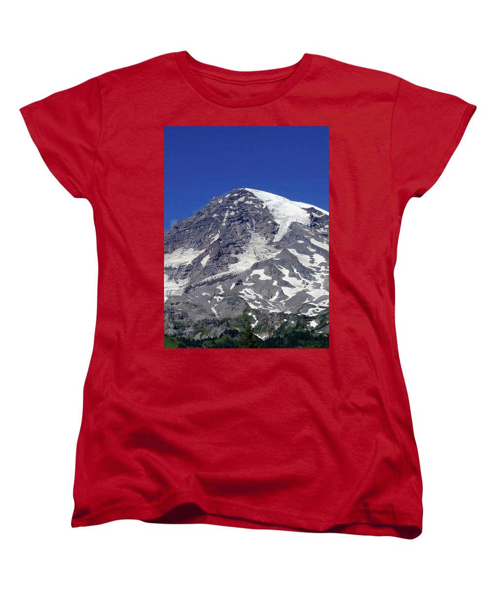 Majestic Mt. Rainier - Women's T-Shirt (Standard Fit) - Fry1Productions