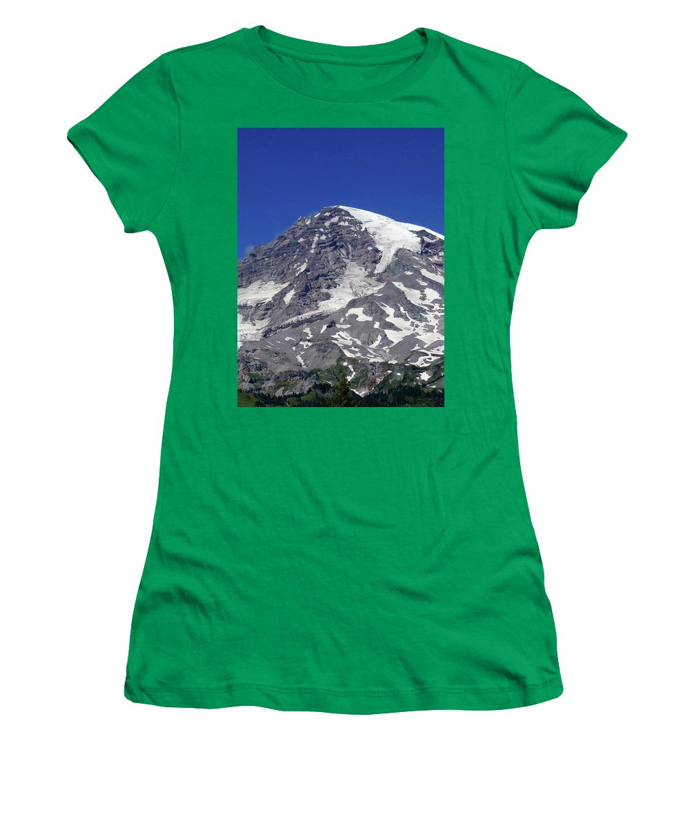 Majestic Mt. Rainier - Women's T-Shirt - Fry1Productions