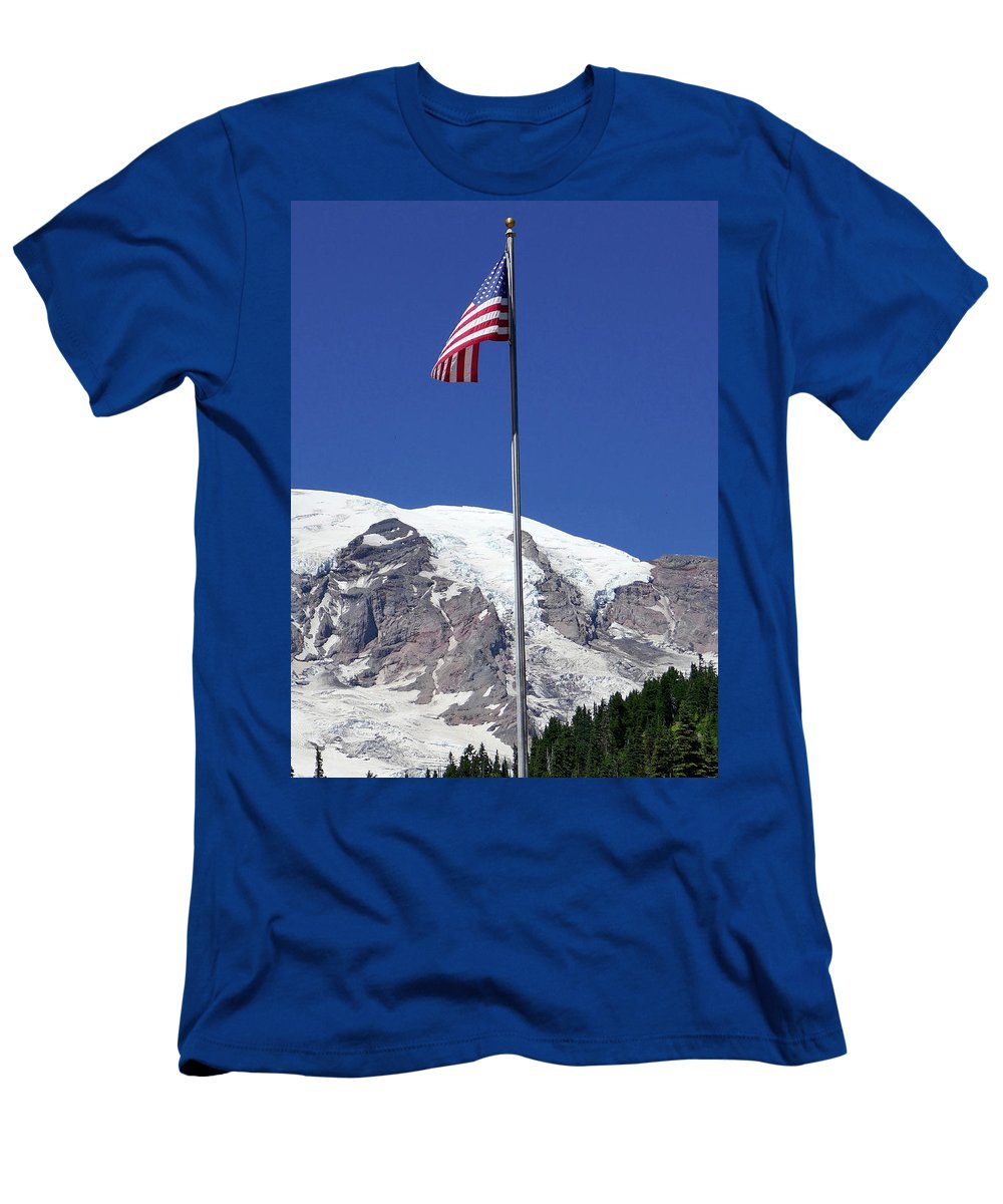 Patriotic Rainier - T-Shirt - Fry1Productions