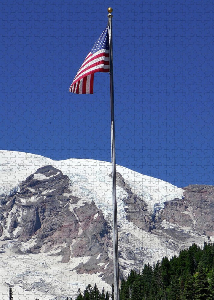 "Patriotic Rainier" - Puzzle - Fry1Productions