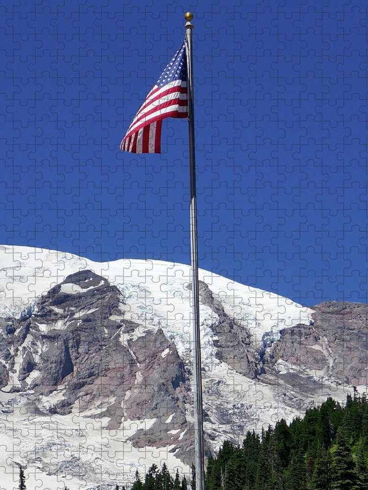 "Patriotic Rainier" - Puzzle - Fry1Productions