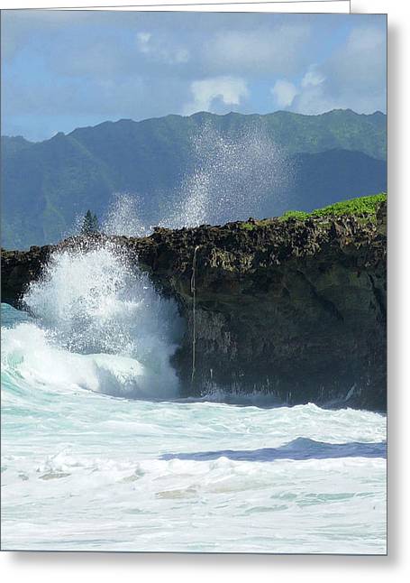 "Rockin Surfer's Rope" - Greeting Card - Fry1Productions