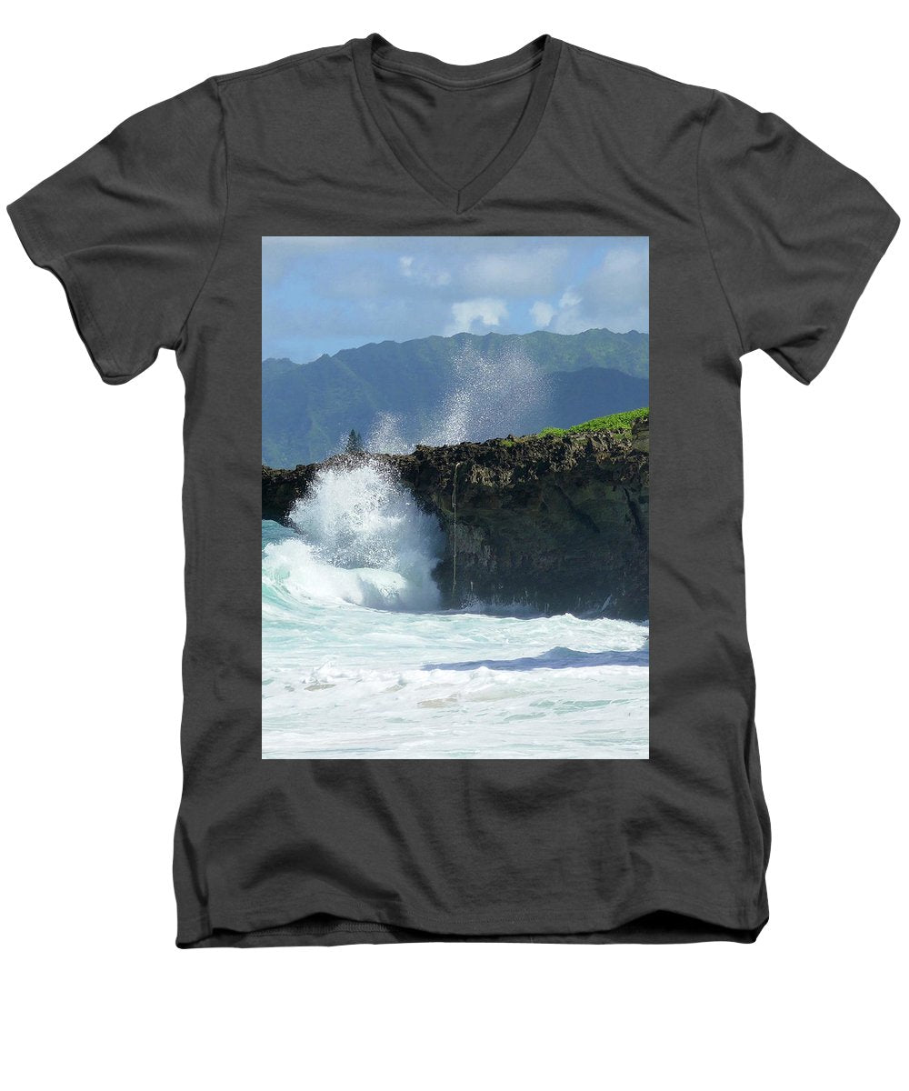 Rockin Surfer's Rope - Men's V-Neck T-Shirt - Fry1Productions