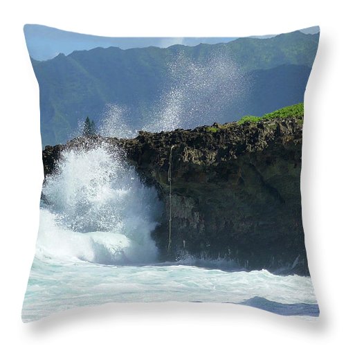 Rockin Surfer's Rope - Throw Pillow - Fry1Productions