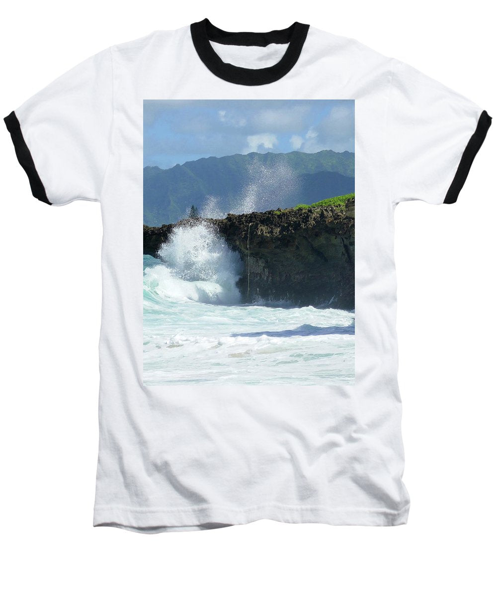 Rockin Surfer's Rope - Baseball T-Shirt - Fry1Productions
